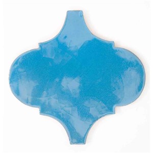 Blue Arabesque Tile 4.5x4.5x6.5